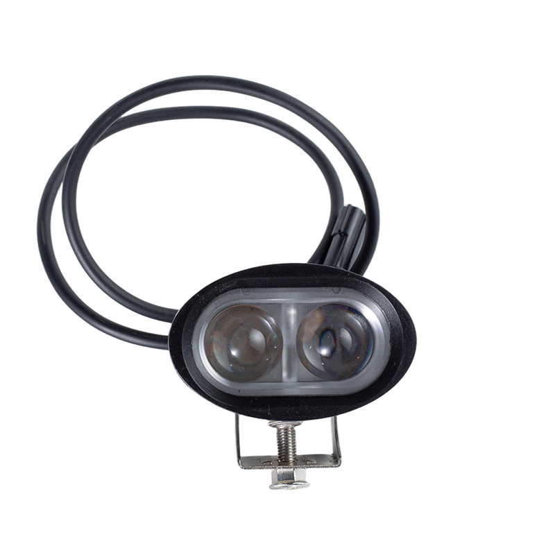 IP67 6W DC9-80V Oval cu fascicul larg roșu/albastru Lampă de avertizare de siguranță pentru stivuitor