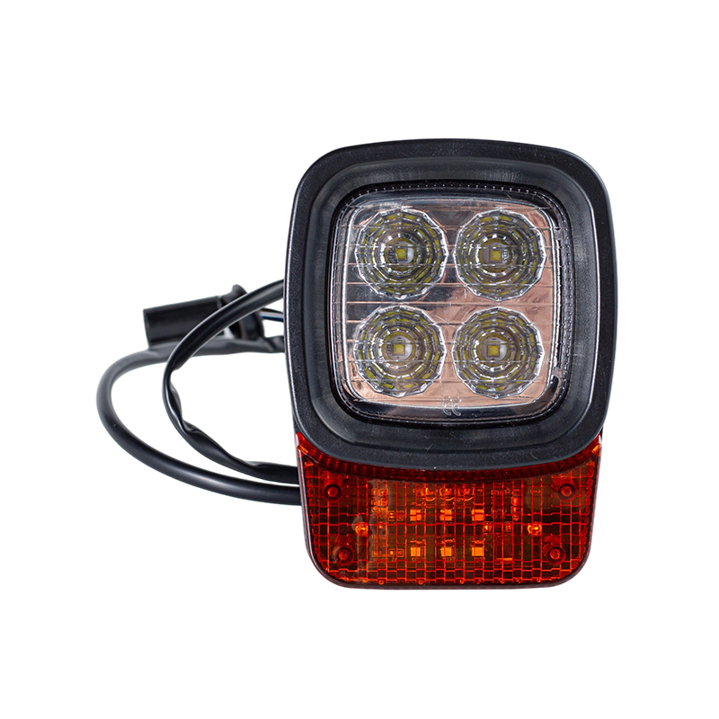 001 Lumină combinată multifuncțională / Lumină de lucru cu 4 LED-uri cu semnalizare și lumină de poziție pentru stivuitor