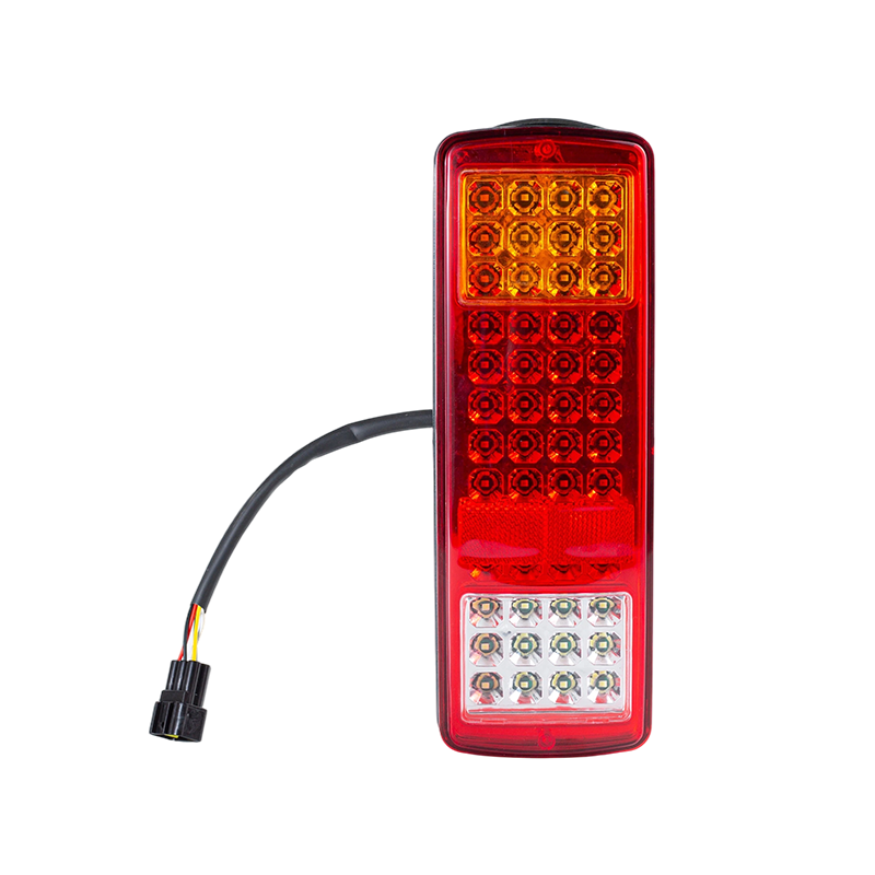 FLDJ-SSWD-002 IP55 6W DC12-24V Lumină spate LED integrată în 3 culori (semnalizator + lumină de poziție + lumină de marșarier)