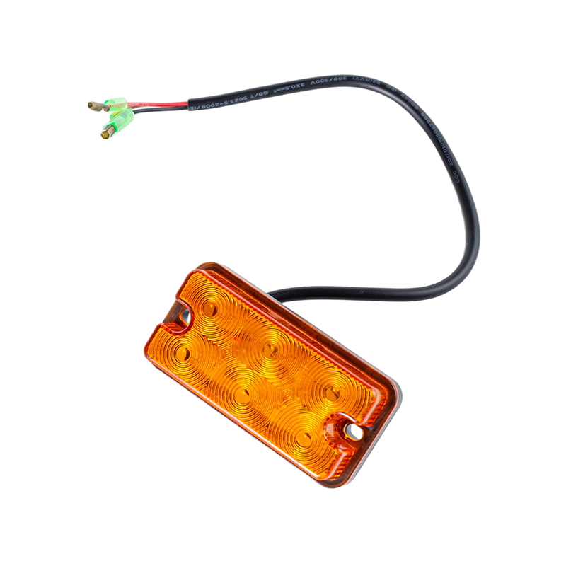 Indicator luminos compact cu LED IP66 pentru poziție frontală și lățime pentru diferite vehicule de inginerie